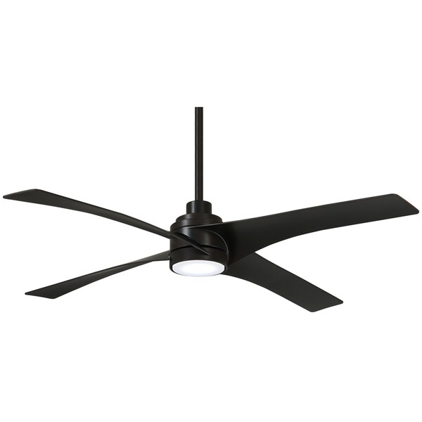 Minka Aire Swept 56 Led Ceiling Fan In Kocoa Finsh Free