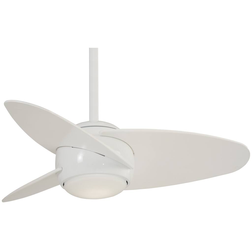 Minka Aire Slant White 3 Blade 36 Inch LED Ceiling Fan