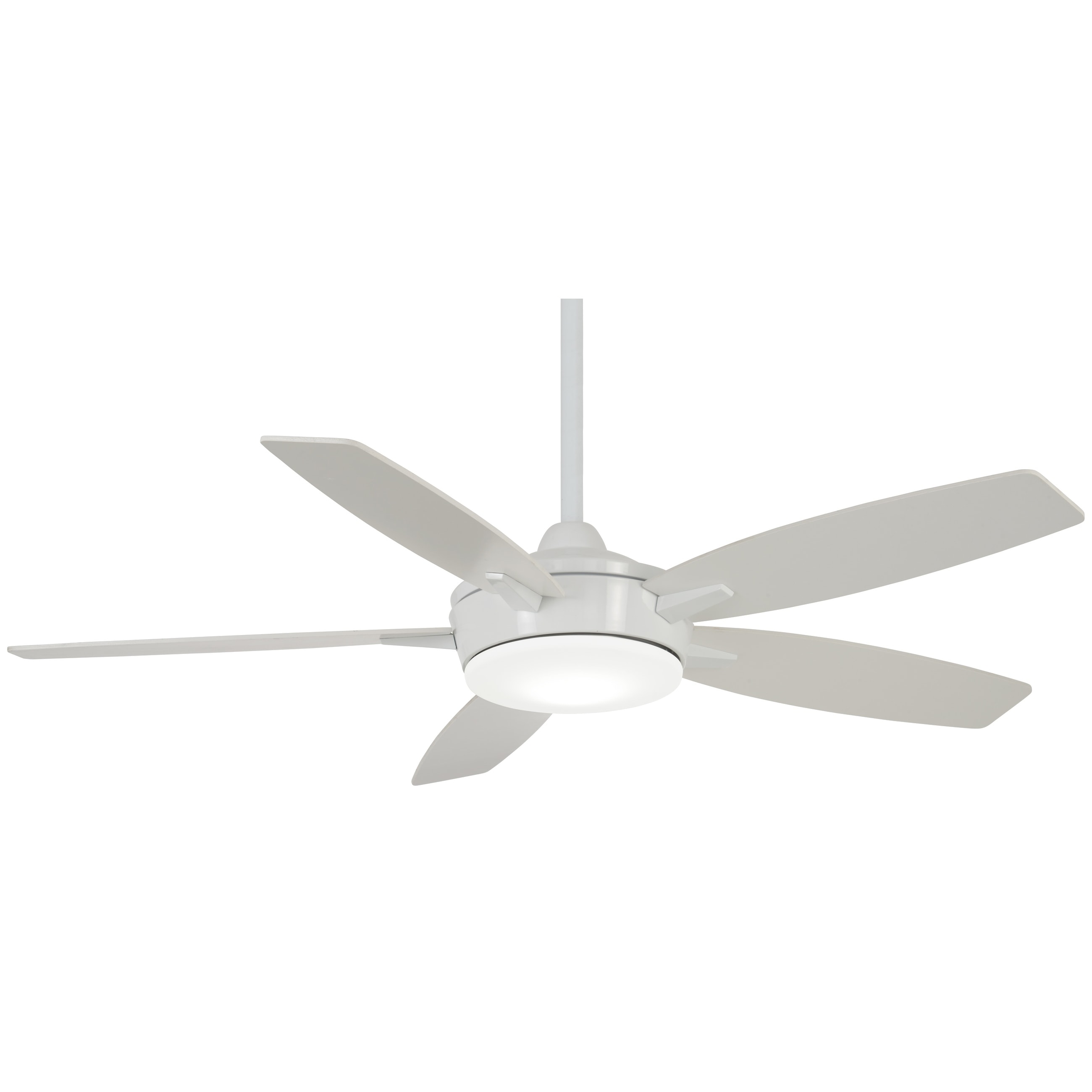 Shop Espace 52 Led Ceiling Fan In White Finish W White Blades By