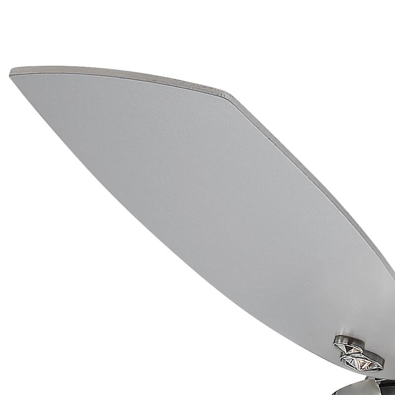 Minka Aire Bling Chrome 5 Blade 56 Inch LED Ceiling Fan