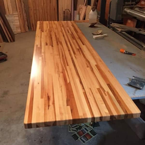 Shop Forever Joint Hard Maple 26 X 60 Butcher Block Top On