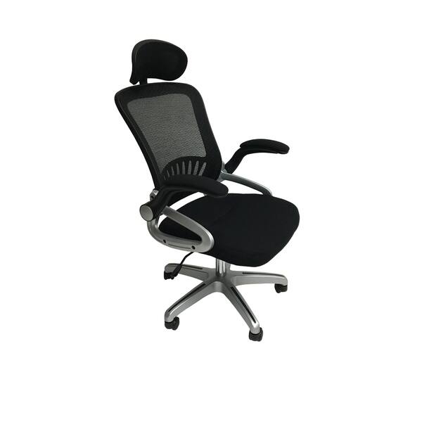 Shop Ohio Office Chair Black Linen Free Shipping Today