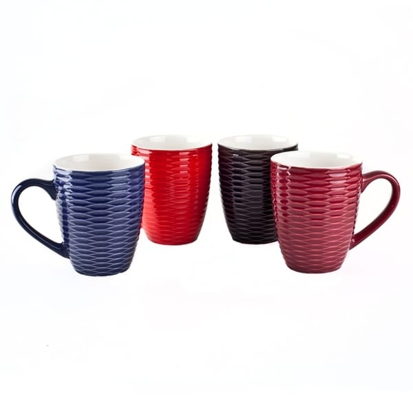 17 Oz Coffee Tea Ceramic Travel Mug Cup Set Of 4 Colors Netted 17 Oz Coffee Tea Ceramic Travel Mug Cup Set Of 4 Colors Netted Mugs