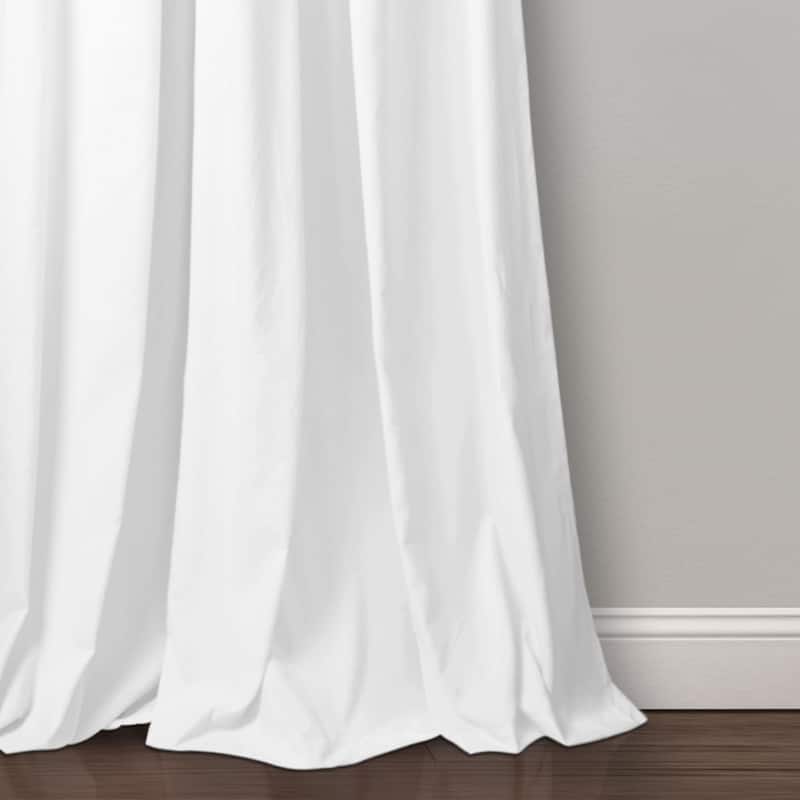 Lush Decor Lydia Ruffle Curtain Panel Pair
