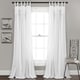 preview thumbnail 2 of 26, Lush Decor Lydia Ruffle Curtain Panel Pair