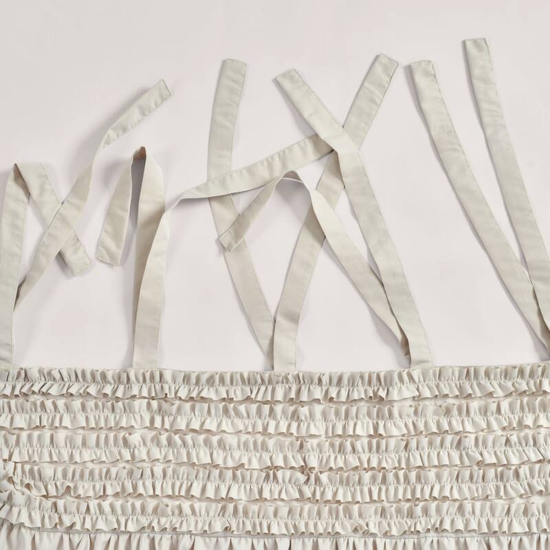 Lush Decor Lydia Ruffle Curtain Panel Pair