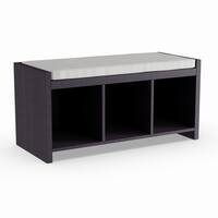 Porch & Den Besly Cushioned Storage Bench