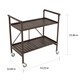Havenside Home Alexandra Outdoor Folding Serving Cart - Thumbnail 6