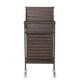 Havenside Home Alexandra Outdoor Folding Serving Cart - Thumbnail 4