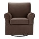 preview thumbnail 14 of 14, Avenue Greene Rose Swivel Glider & Ottoman Set - N/A