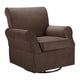 preview thumbnail 13 of 14, Avenue Greene Rose Swivel Glider & Ottoman Set - N/A