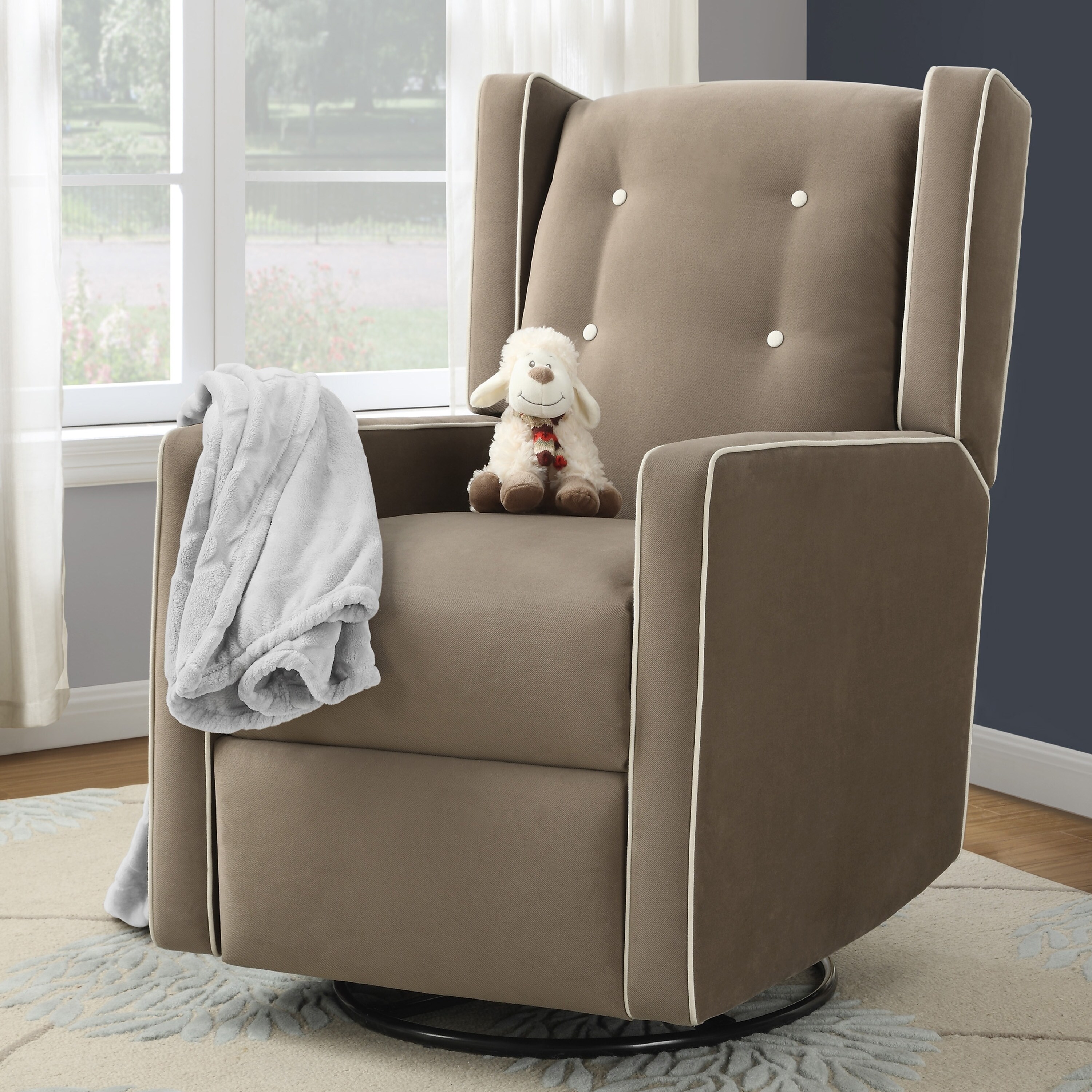 swivel glider armchair