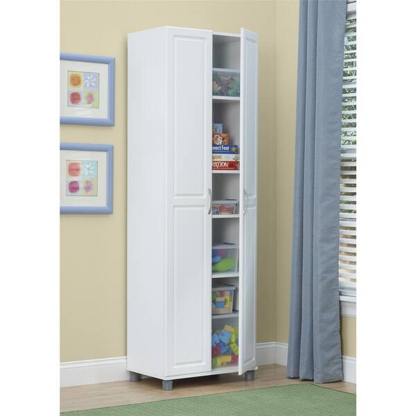 Avenue Greene Systembuild White Baldwin 24 Inch Storage Cabinet 20186970 Avenue Greene Systembuild White