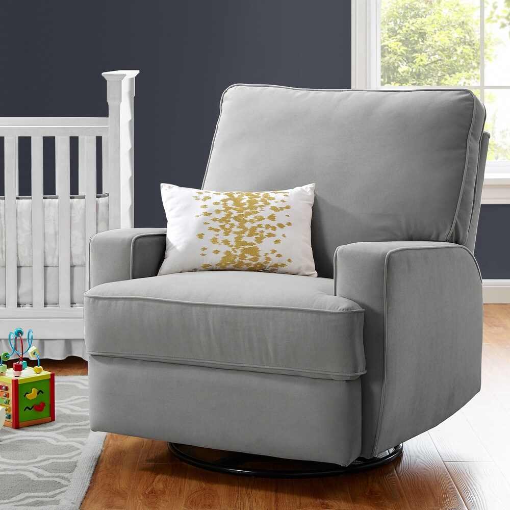 beige nursery glider