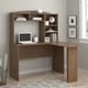 preview thumbnail 1 of 5, Avenue Greene Brightbrook Walnut L Desk with Hutch