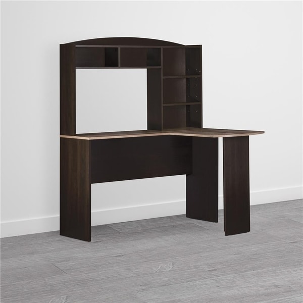 Avenue Greene Brightbrook L Desk with Hutch