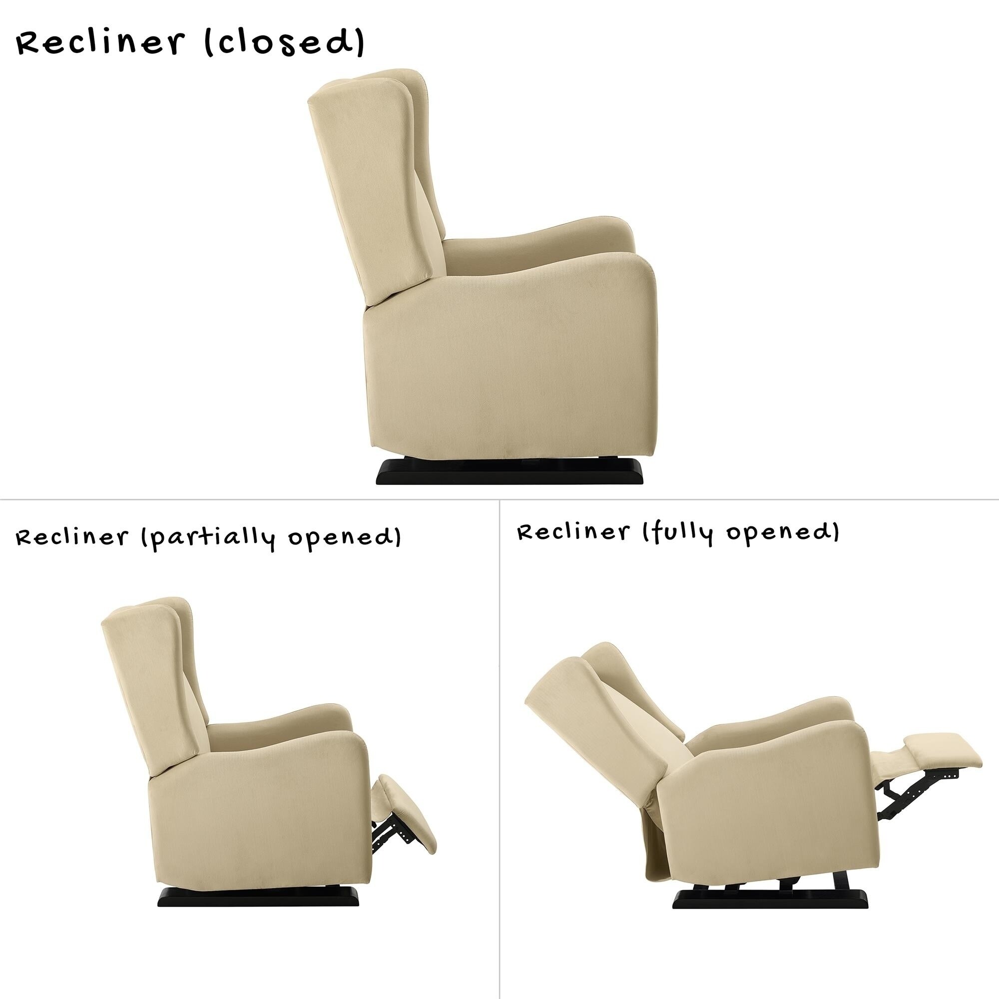 baby relax rylee wingback gliding recliner