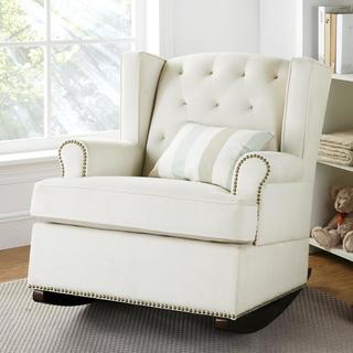 wingback nursery rocker