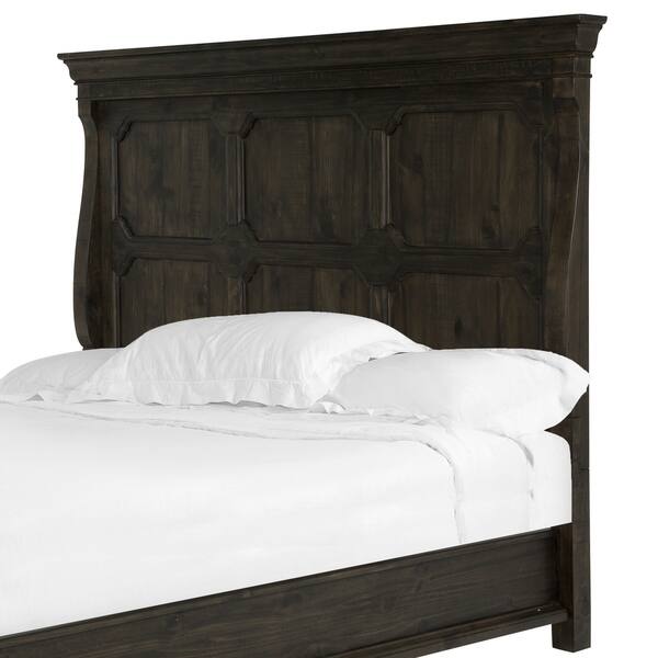 Bellamy Traditional Peppercorn Queen Panel Bed Headboard Bed Bath & Beyond 20191328