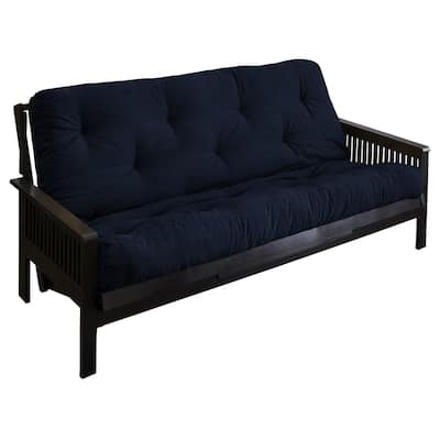 TruPedic Queen Textured Deep Blue 12-inch Futon Mattress