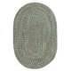 preview thumbnail 5 of 33, Farmstand Rustic Braided Tweed Oval Area Rug 10' x 13' Oval - Seagrass