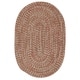 preview thumbnail 3 of 33, Farmstand Rustic Braided Tweed Oval Area Rug 10' x 13' Oval - Terracotta