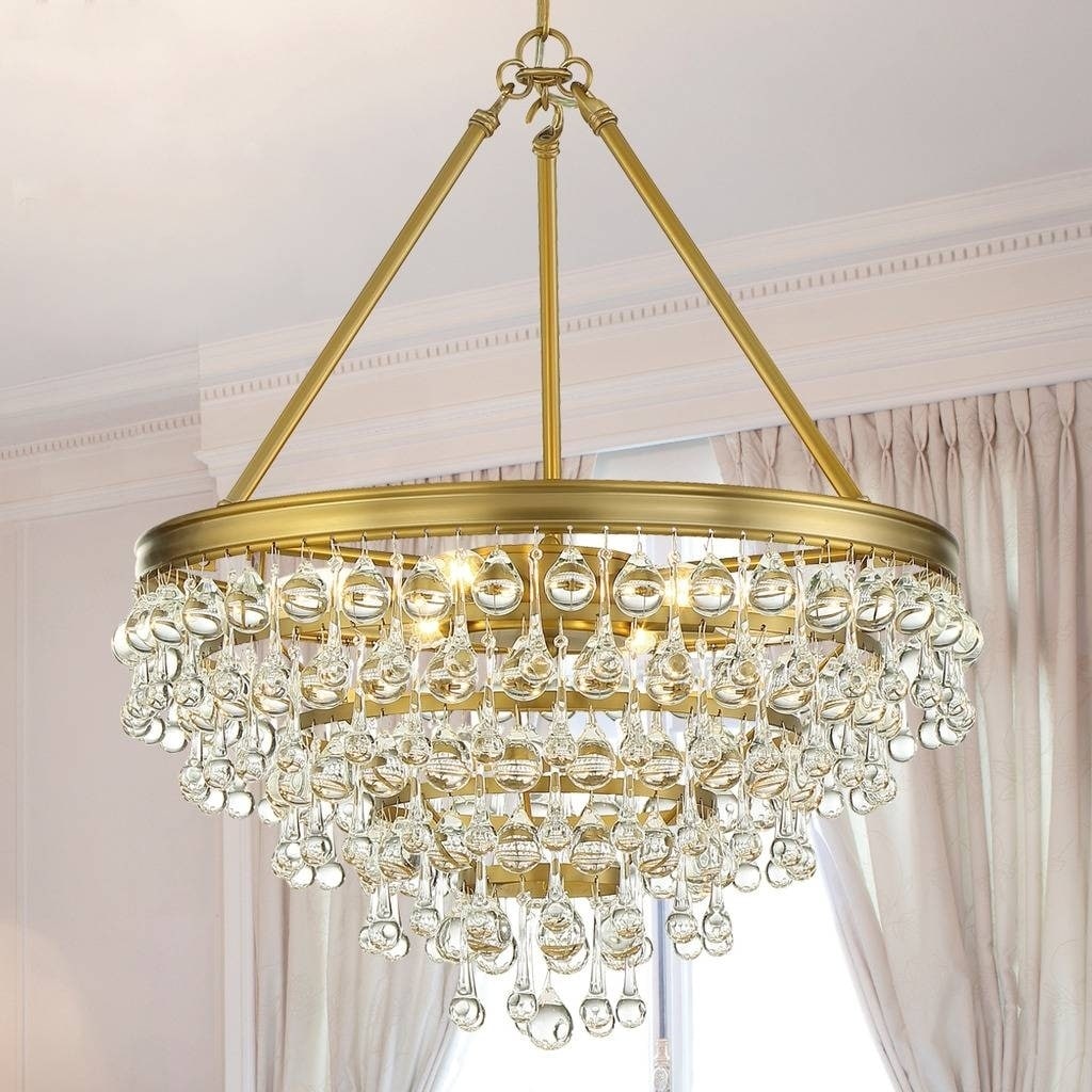 6-light Vibrant Gold Chandelier - Chandeliers For Bedrooms by Overstock.com