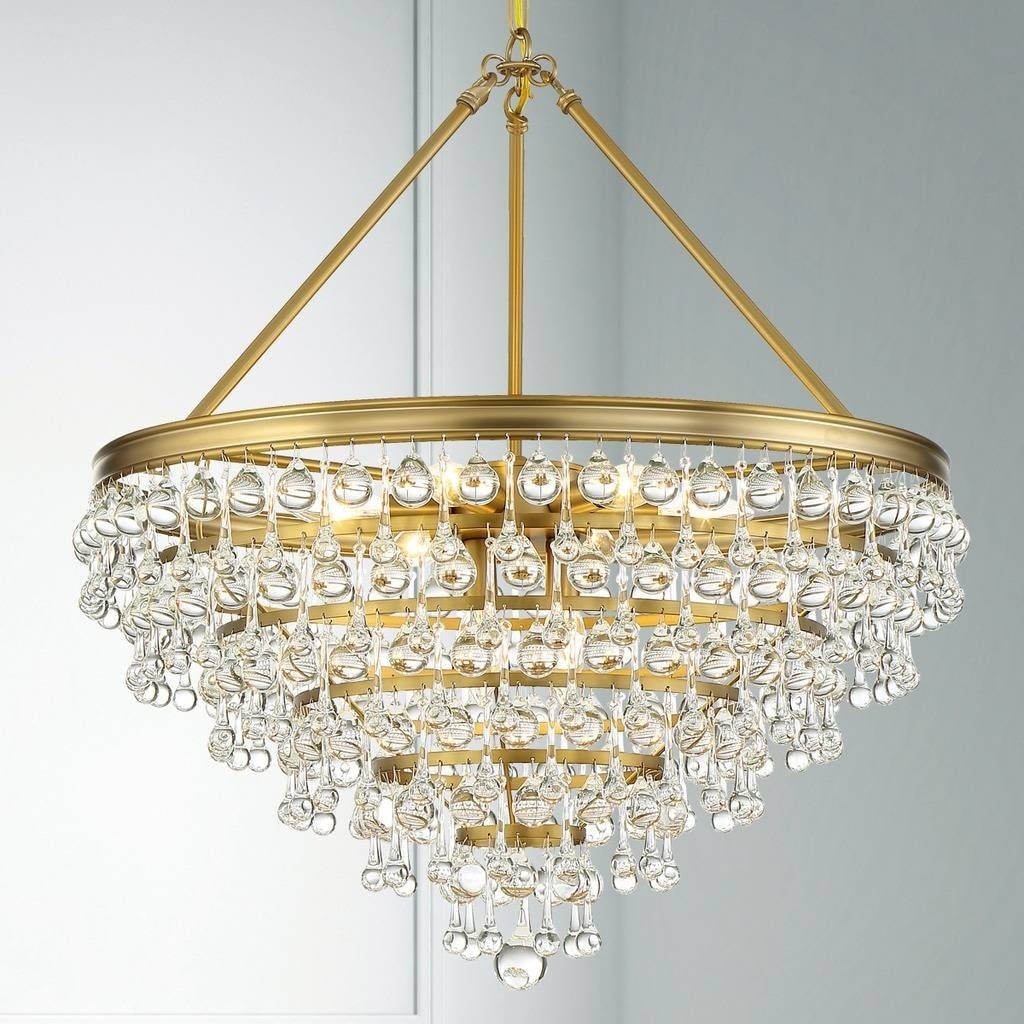8-light Vibrant Gold Chandelier - Chandeliers For Bedrooms by Overstock.com