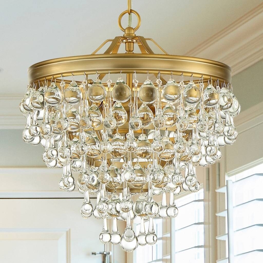 6-light Vibrant Gold Mini Chandelier - Chandeliers For Bedrooms by Overstock.com