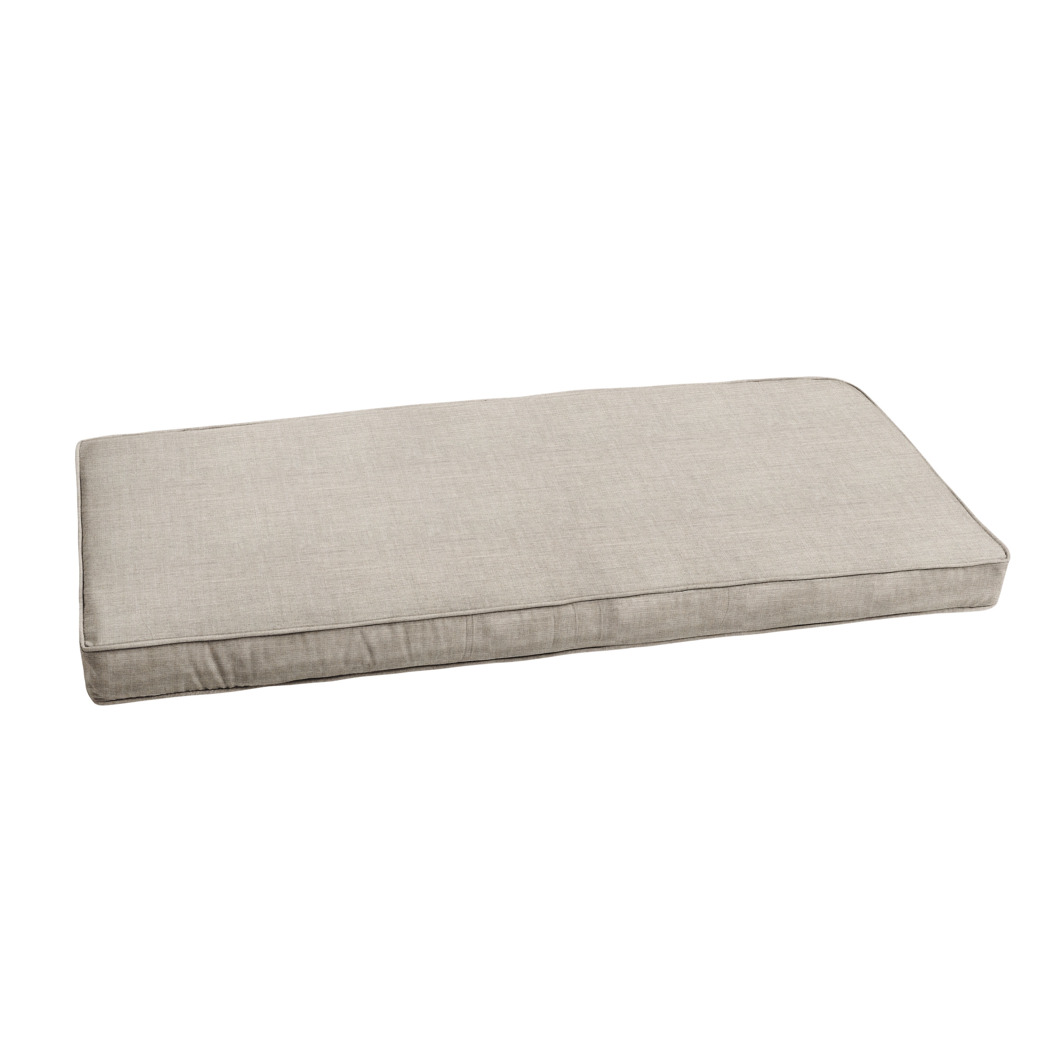 Sunbrella Silver Grey Indoor Outdoor Bench Cushion By Humble Haute On Sale Overstock 20192754