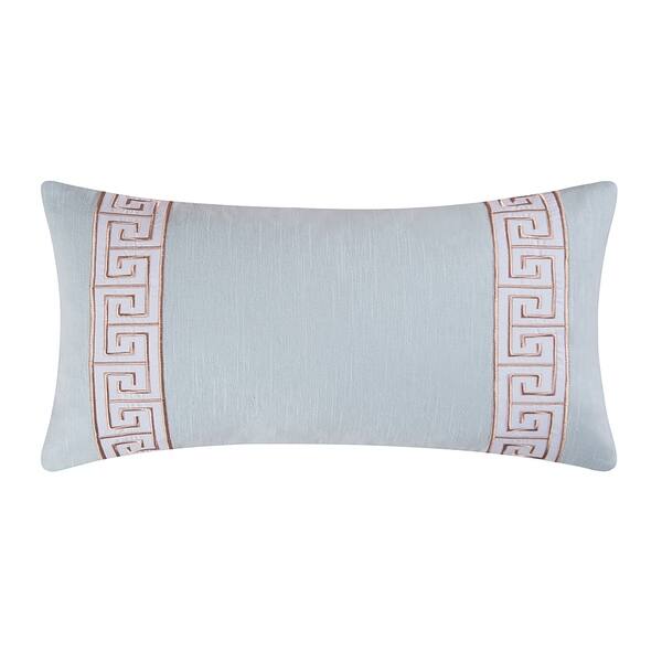 Greek Key Lumbar Pillows 12x24 Decorative Small 