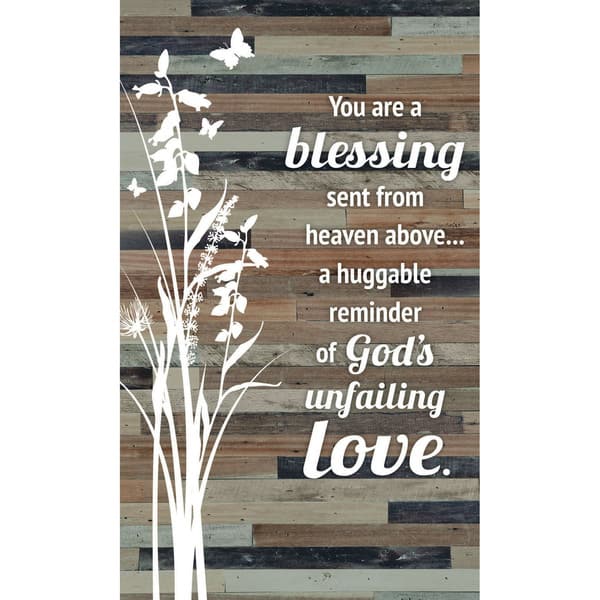 You are a Blessing sent from heaven above Wood Plaque Easel Hanger - 6 ...