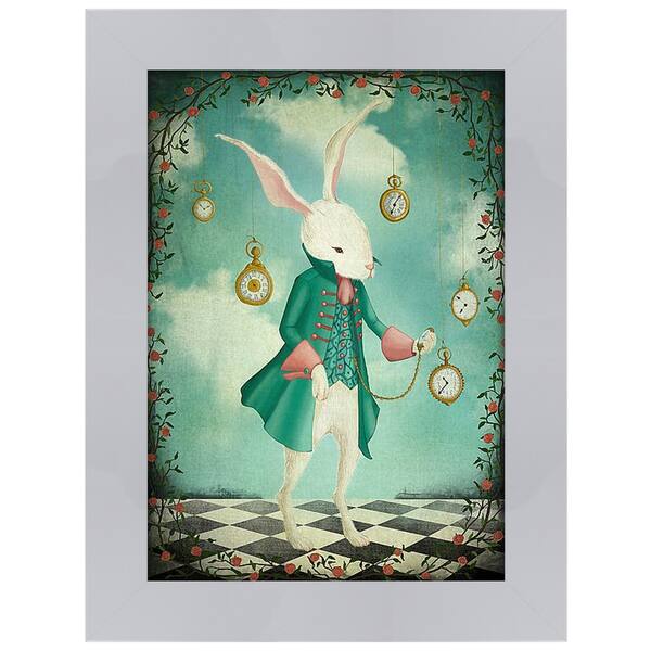 Maja Rabbit The White Rabbit by Maja Lindberg Framed Print - Bed Bath & Beyond ...