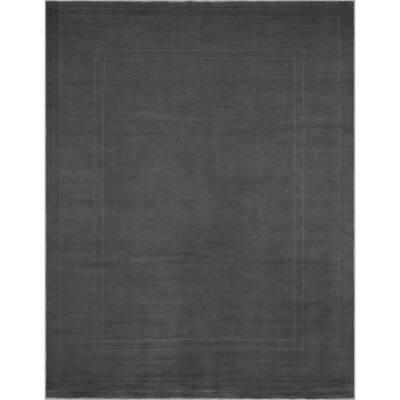 Over Dyed Color Reform Lakendra Gray/Gray Wool Rug (9'0 x 11'8) - 9 ft. 0 in. x 11 ft. 8 in. - 9 ft. 0 in. x 11 ft. 8 in.