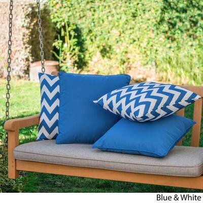 Buy Blue Chevron Outdoor Cushions Pillows Online At Overstock