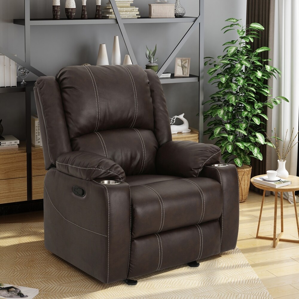 single recliner rocking chair