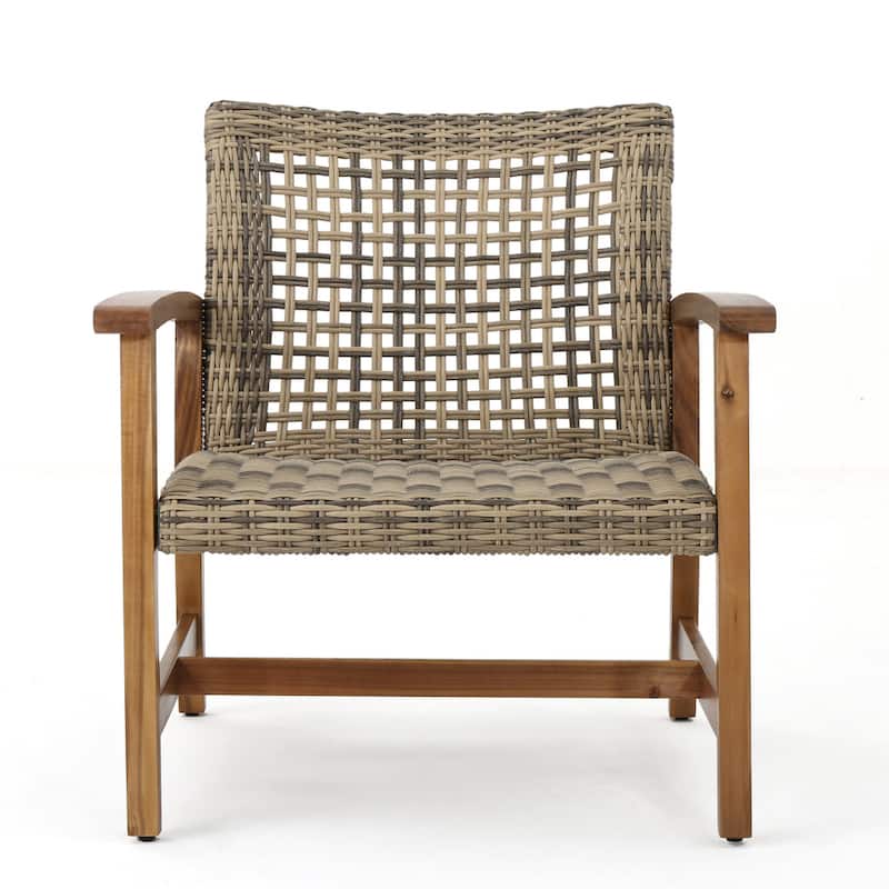Hampton Outdoor Club Chair (Set of 4) by Christopher Knight Home
