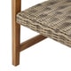 preview thumbnail 7 of 17, Hampton Outdoor Club Chair (Set of 4) by Christopher Knight Home