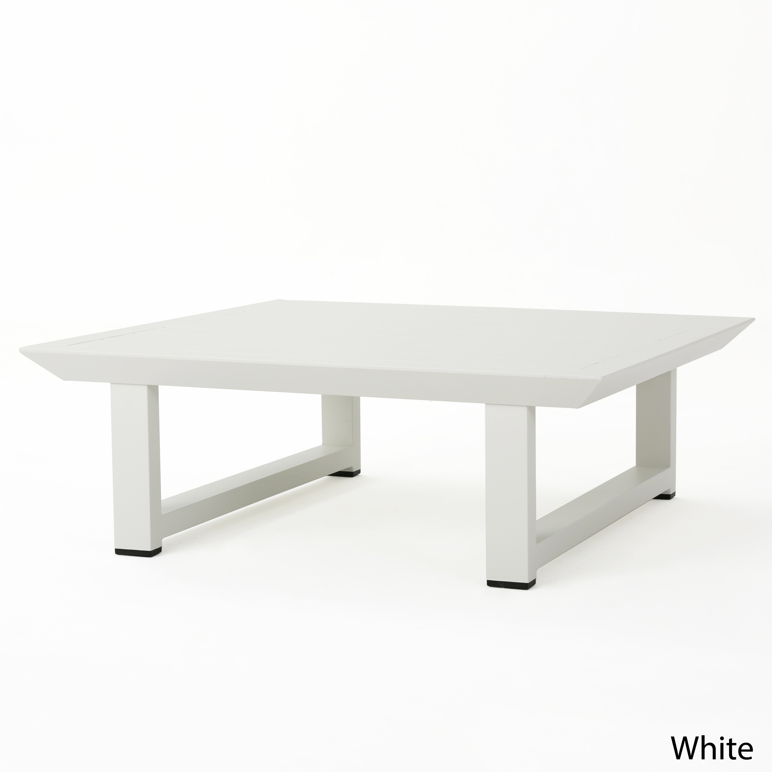 Bronte Outdoor Aluminum Square Coffee Table By Christopher Knight Bronte Outdoor Aluminum Square Coffee Table By Christopher Knight Home