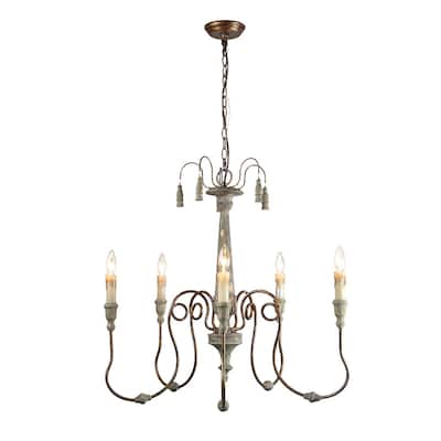 LNC 5-Light Chandeliers French Country Chandelier Lighting Pendant Lights