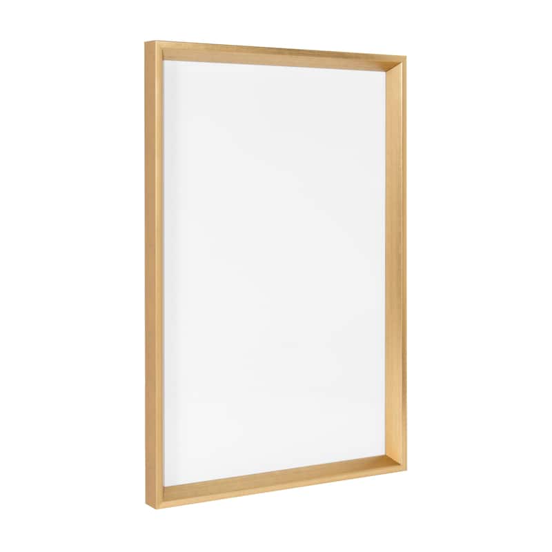 Kate and Laurel Calter Framed Magnetic Dry Erase Board - 16.5x25.5 - GOLD