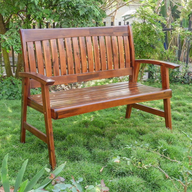 Highland Acacia 4-Foot Garden Bench
