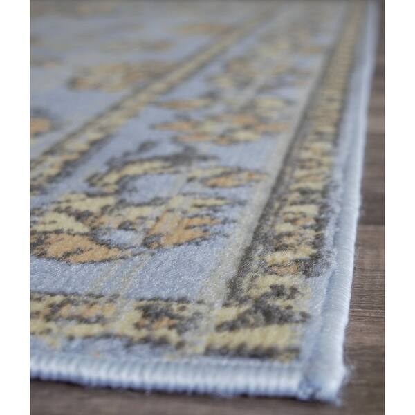 Shop Nanette Blue Vintage Farmhouse Area Rug 5 X7 Overstock