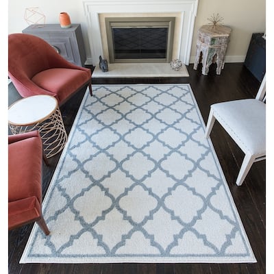 Kes Moroccan Trellis Area Rug - 5'x7'