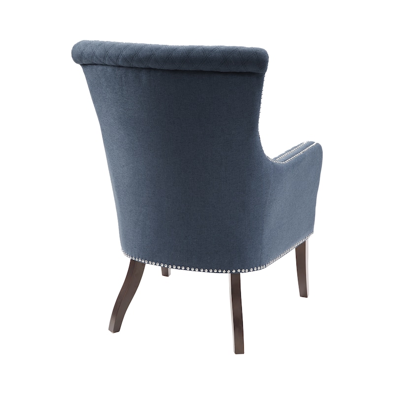 Madison Park Lea Dark Blue Accent Chair