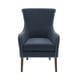 preview thumbnail 2 of 8, Madison Park Heston Dark Blue Accent Chair
