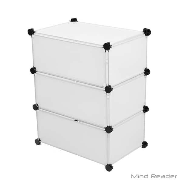 Shop Mind Reader Multi Purpose Wide Magic Cube With Covers White