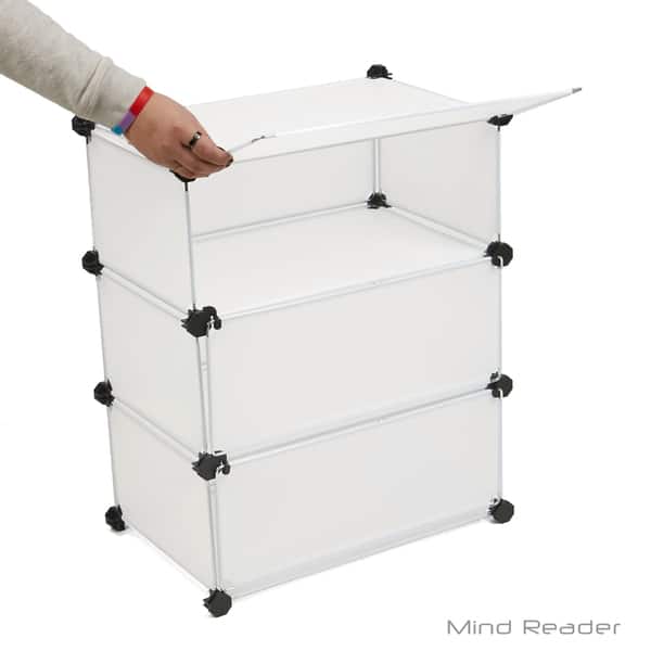 Shop Mind Reader Multi Purpose Wide Magic Cube With Covers White