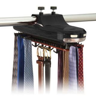 Shop Motorized Tie Belt Necktie Revolving Rotating Hanger Closet