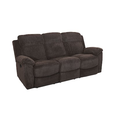 Desmond Chocolate Dual Recliner Sofa